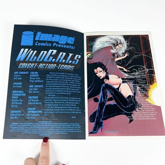 wildc.a.t.s: COVERT ACTION TEAMS - Sourcebook 1 - Sept 1993 - Image Comics - Picture 2 of 3